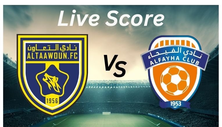 Al Taawoun vs Al Feiha_ Live Score