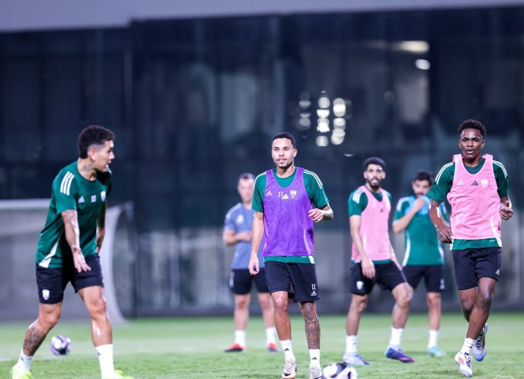 Al Ahli training session_ Al Khaleej vs. Al Ahli Live score_  Proleaguefootballsaudi.com