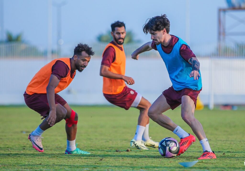 Al Kholood Training session_ Damac vs. Al Kholood Live score_ Proleaguefootballsaudi.com